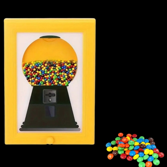Cool M&M photo frame WORKS like A Gumball Machine! - Picture 1 of 8